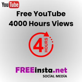 Get Free YouTube 4000 Hours Views